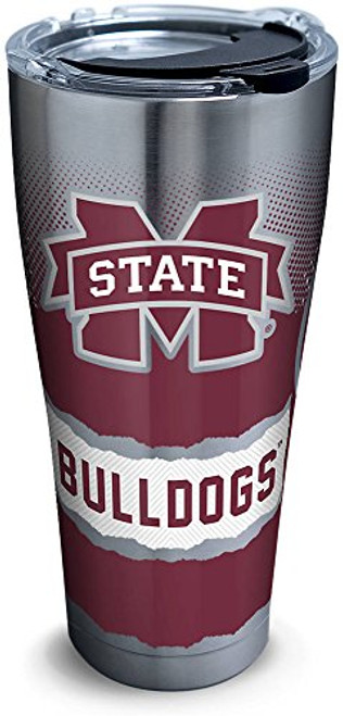Tervis 1277415 Mississippi State Bulldogs Knockout Stainless Steel Tumbler with Clear and Black Hammer Lid 30oz, Silver Tervis 1277415 Mississippi State Bulldogs Knockout Stainless Steel Tumbler with Clear and Black Hammer Lid 30oz, Silver