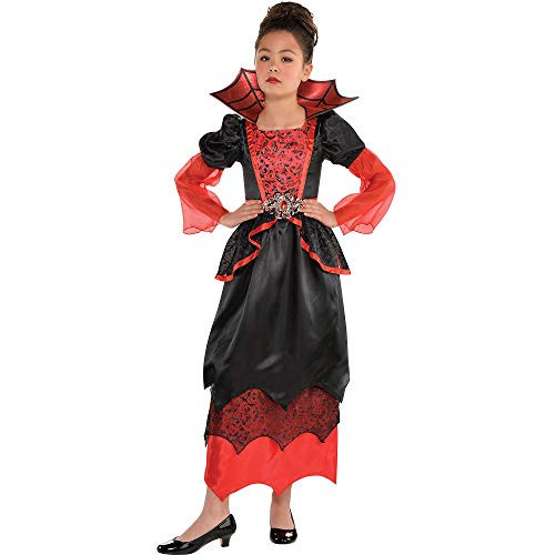 amscan Girls Vampire Queen Costume - Large (12-14), Black