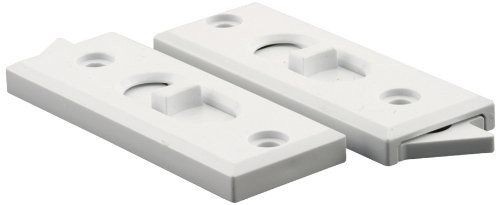 Prime-Line Products F 2627 Spring Loaded White Sliding Window Tilt Latch, 1-Pair