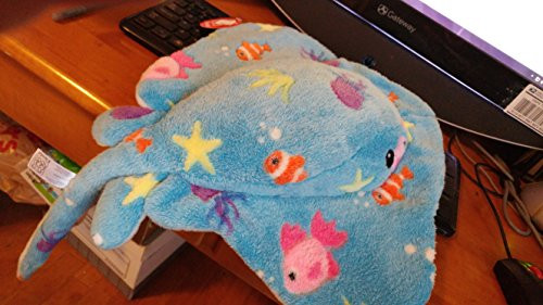 Fiesta Toys Coral Reef Animal Plush - 24" Blue Coral Reef Stingray Plush Animal