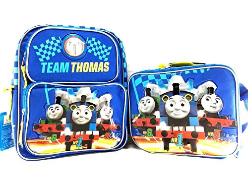 Thomas the Train Boys' No. 1 Thomas 12" Backpack W/Matching Lunch Bag