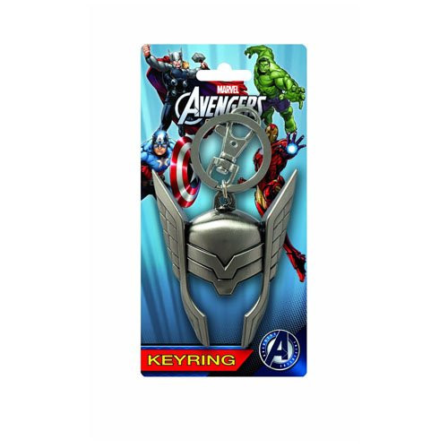 Marvel Thor Helmet Pewter Key Ring