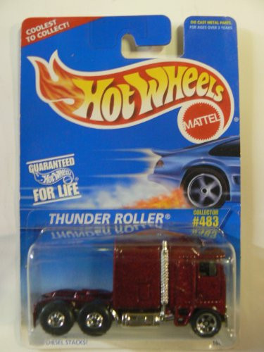 Hot Wheels Thunder Roller on "Coolest to Collect" Card Variant. Collector #483