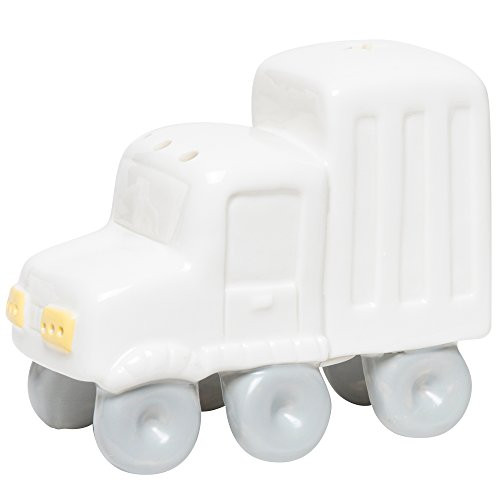C.R. Gibson Porcelain Truck LED Night Light for Newborns, Babies, and Nurseries, 5.5" x 4.5" x 2.75"