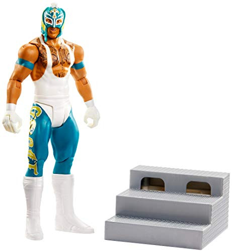WWE Wrekkin 6-inch Action Figure with Wreckable Accessory, Rey Mysterio