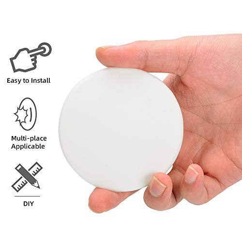 Door Stopper Wall,Large 3.15 Inch Door Bumper, Silicone Wall Protector, Door Knob Guard, Wall Protectors with Self Adhesive Sticker for Protecting Wall(3PACK)