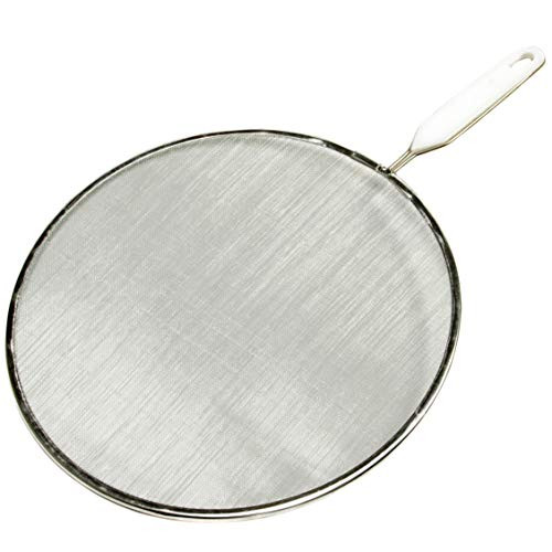 Chef Craft 21006 Splatter Screen, Stainless Steel/Aluminum, Painted 10 in Dia Silver
