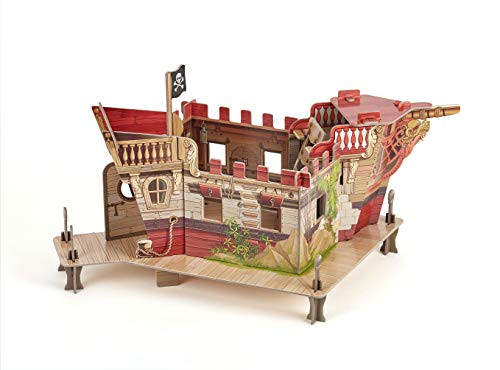 Papo Pirate Fort Playset, Multicolor