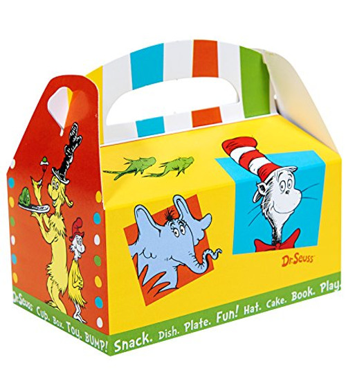BirthdayExpress Dr Seuss Cat in The Hat Party Supplies - Empty Favor Boxes (4) BirthdayExpress Dr Seuss Cat in The Hat Party Supplies - Empty Favor Boxes (4)