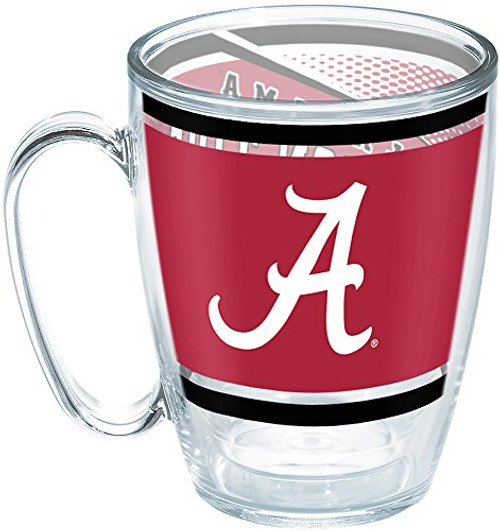 Tervis 1257547 Alabama Crimson Tide Legend Insulated Tumbler with Wrap, 16oz Mug, Clear Tervis 1257547 Alabama Crimson Tide Legend Insulated Tumbler with Wrap, 16oz Mug, Clear