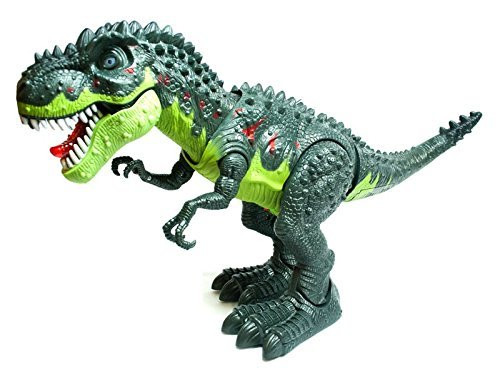 T-Rex Action Dinosaur - Walking Dinosaur with LED Light Up Eyes & Tongue & Realistic Sounds - Dinosaur Family