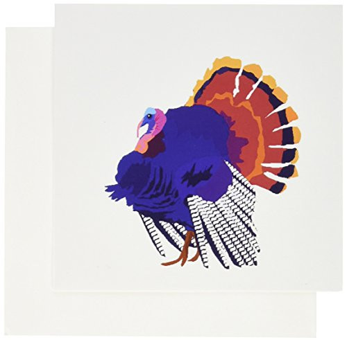 3dRose Turkey - Greeting Cards, 6 x 6 inches, set of 6 (gc_60024_1)