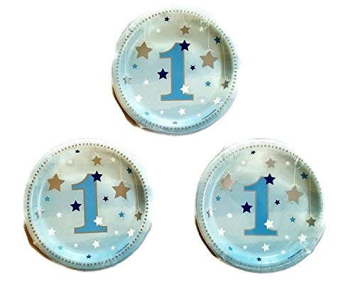 Twinkle Twinkle Little Star Blue Party Bundle 7" Plates 1st Birthday (24) Twinkle Twinkle Little Star Blue Party Bundle 7" Plates 1st Birthday (24)