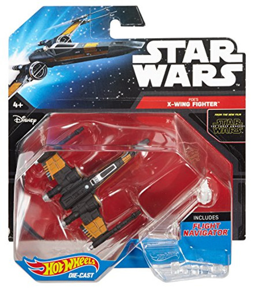 Hot Wheels Star Wars Poe's X-Wing Fighter (Closed Wings) Die-Cast Vehicle Hot Wheels Star Wars Poe's X-Wing Fighter (Closed Wings) Die-Cast Vehicle