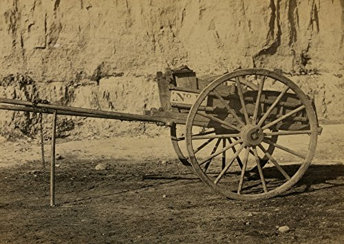 Two wheeled cart to be drawn by a horse Poster Print (18 x 24)