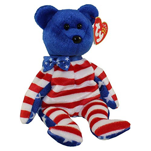 Ty Beanie Babies Liberty - Bear Blue (USA Exclusive)