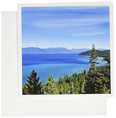 3dRose USA, California, Lake Tahoe scenic - US05 MDE0080 - Michael DeFreitas - Greeting Cards, 6 x 6 inches, set of 6 (gc_88521_1)