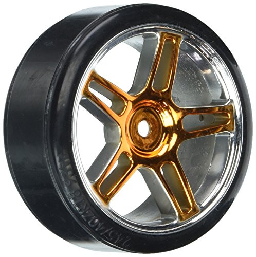 Redcat Racing Anodized Yellow Drift Wheels & Tires (2 pcs)