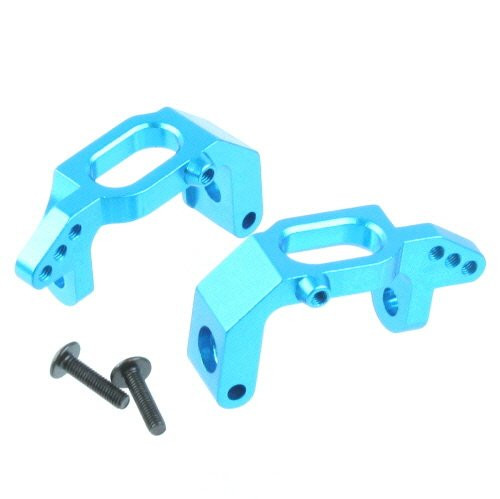 Redcat Racing Aluminum Front Hub Carriers, Blue (2 Piece)