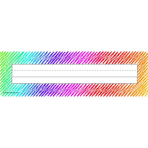 Teacher Created Resources Colorful Scribble Name Plates