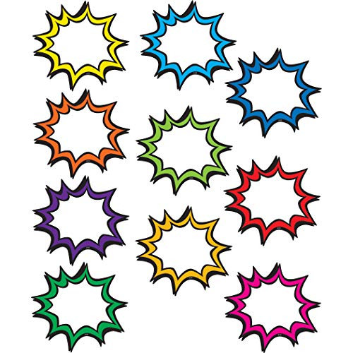 Teacher Created Resources Superhero Bursts Accents (5830) Teacher Created Resources Superhero Bursts Accents (5830)