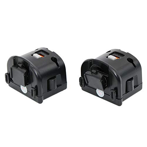 SogYupk Wii Motion Plus Adapter for Original Nintendo Wii Remote Controller(Black,Set of 2)