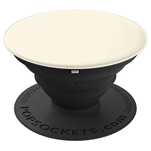 Vanilla Off-White Matte Solid Color PopSockets Grip and Stand for Phones and Tablets