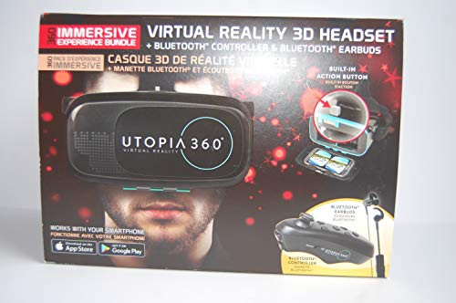 UTOPIA 360 Virtual Reality 3D Headset (Black)