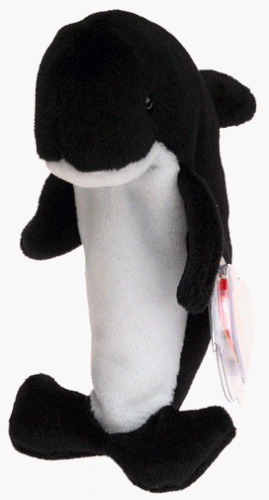 Ty Beanie Babies Waves the Orca Whale