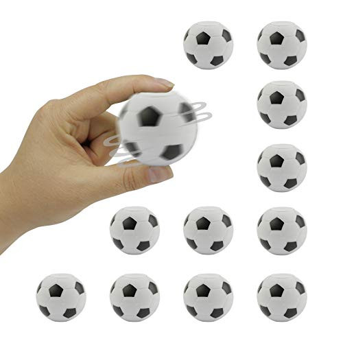 Entervending Fidget Spinner Balls 2 inch - Fidget Toys for Sensory Kids - 12 pcs in Bulk  White