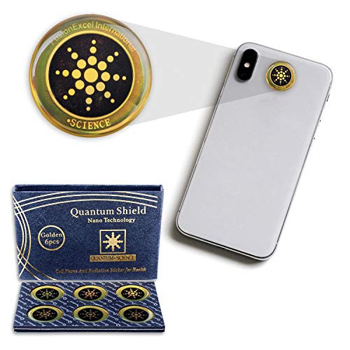 My-JAXO Premium Family 6 Pack EMF Radiation Stickers for Phone - Emf Protection Cell Phone - Radiation Protection for Cell Phone - Emf Blocker - Absorbs EMF Radiation - Remove EMF Waves - EMF Shield
