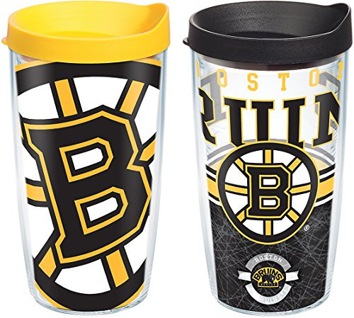 Tervis 1240286 NHL Boston Bruins Insulated Tumbler with Wrap and Assorted Lid 2 Pack - Boxed 16oz Clear Tervis 1240286 NHL Boston Bruins Insulated Tumbler with Wrap and Assorted Lid 2 Pack - Boxed 16oz Clear