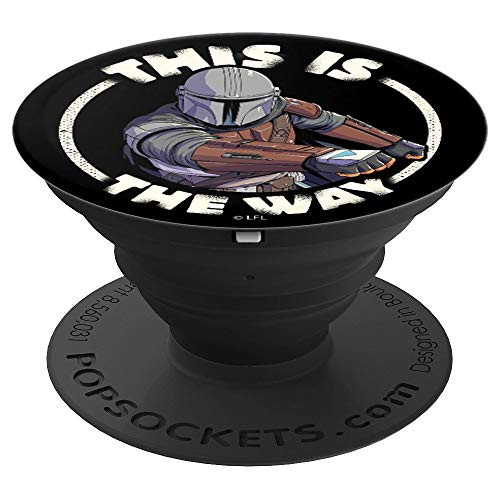 Star Wars The Mandalorian This Is The Way Portrait PopSockets Grip and Stand for Phones and Tablets