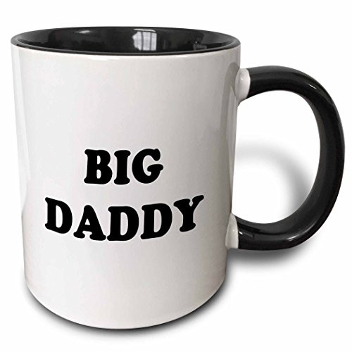 3dRose 222159_4 PRINT OF THE TEXT Two Tone Black Mug, 11 oz