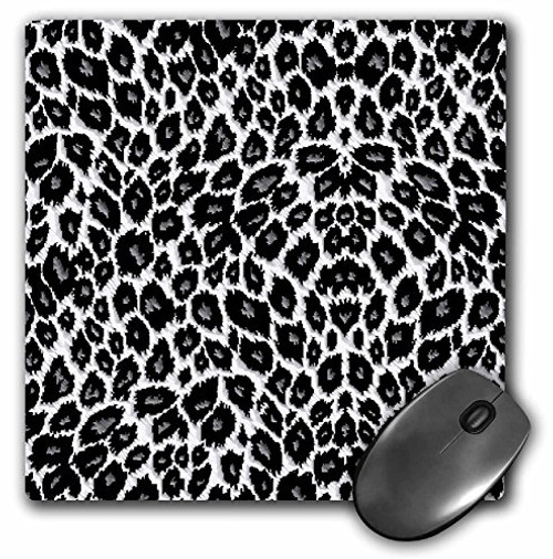 3dRose LLC 8 x 8 x 0.25 Inches Mouse Pad, White Leopard Camouflage (mp_40619_1) 3dRose LLC 8 x 8 x 0.25 Inches Mouse Pad, White Leopard Camouflage (mp_40619_1)