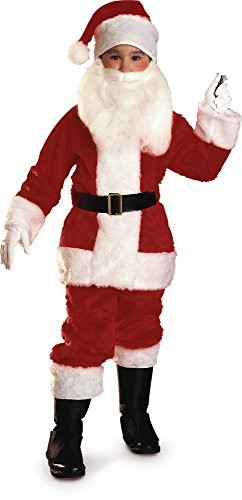 Rubies Plush Child Santa Suit Costume, Medium