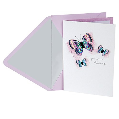 Hallmark Signature Mother's Day Card (Butterflies, You Are a Blessing)