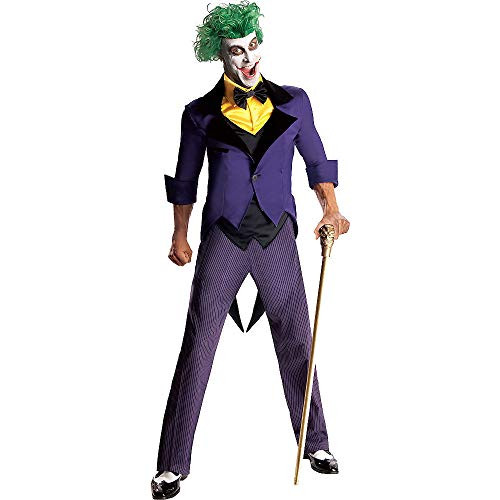 Rubie's Men's Dc Super Villains Adult Joker, Yellow/Purple, Large