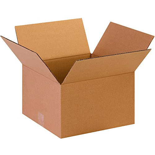 Boxes Fast BF13138 Cardboard Boxes, 13" x 13" x 8", Single Wall Corrugated, for Packing, Shipping, Moving and Storage, Kraft (Pack of 25)