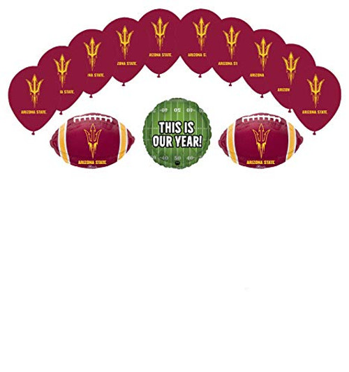 Mayflower Products Arizona State University Sun Devils Football Tailgating Party Supplies Balloon Bouquet Decorations Mayflower Products Arizona State University Sun Devils Football Tailgating Party Supplies Balloon Bouquet Decorations