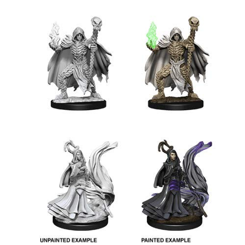 WizKids Pathfinder Deep Cuts Unpainted Miniatures: Necromancers