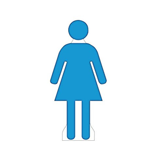 Advanced Graphics Woman Symbol Life Size Cardboard Cutout Standup Advanced Graphics Woman Symbol Life Size Cardboard Cutout Standup