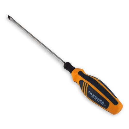 Olympia Tools 22-516 3/16 by 6-Inch Olympia Gold Series Electrician Screwdriver, Slotted