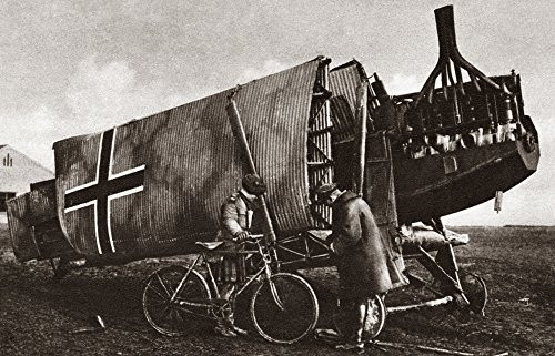 World War I AirplaneNcanadian Soldiers Inspect The Armored Sides Of An All Steel German Plane Photograph C1918 Poster Print by (18 x 24) World War I AirplaneNcanadian Soldiers Inspect The Armored Sides Of An All Steel German Plane Photograph C1918 Poster Print by (18 x 24)