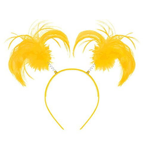 amscan Yellow Ponytail Headbands, Party Accessory, 12 Ct.