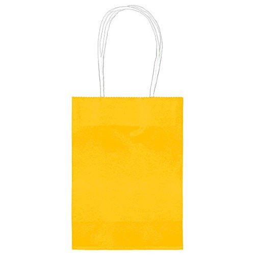 amscan Kraft Bags | Yellow | Party Accessory | 24 Ct.