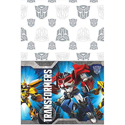 Transformers Plastic Table Cover, Party Favor, 6 Ct