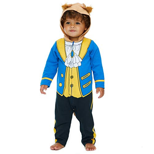 Disney The Beast Prince Baby Boys' Costume Coverall with Hood, Blue 24 Months / 2T Disney The Beast Prince Baby Boys' Costume Coverall with Hood, Blue 24 Months / 2T