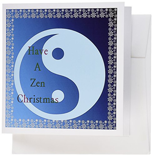 3dRose Zen Christmas - Yin Yang - Spiritual Art - Greeting Cards, 6 x 6 inches, set of 6 (gc_53523_1) 3dRose Zen Christmas - Yin Yang - Spiritual Art - Greeting Cards, 6 x 6 inches, set of 6 (gc_53523_1)