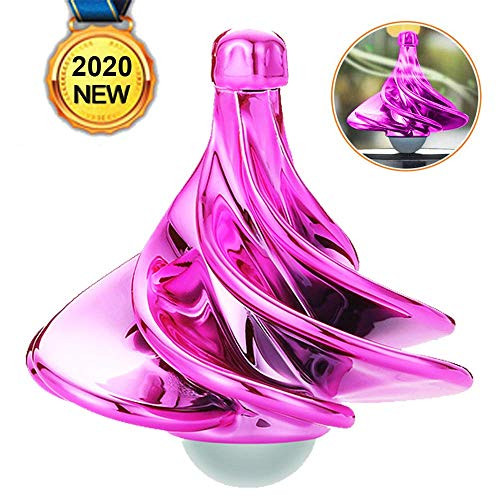 KKPOT Spinning Top, Wind Gyro, Portable Wind Blow Turn Gyro Desktop Decompression Toys